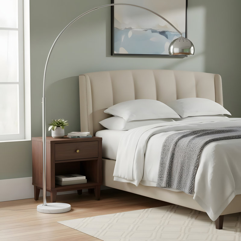 Lampe sur pied arquée 1pc