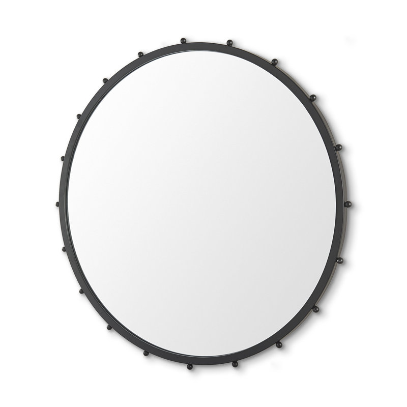 Miroir Weston, 43,7 po x 43,7 po, Noir