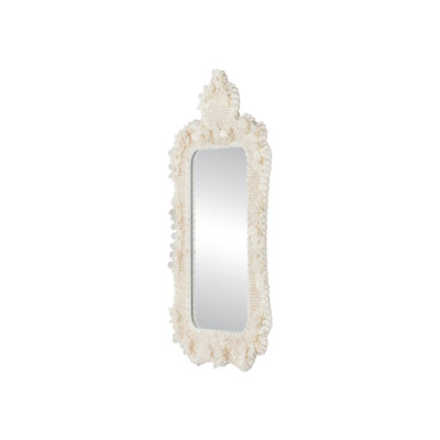 Rectangle Resin and Solid Wood Framed Wall Mirror