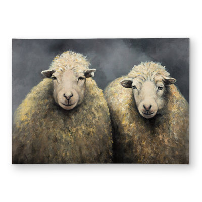 Wool Sheeps Rug - Cozy Outdoor Living Room Decor for Home