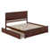 Madison Solid Wood Platform Bed with Matching Footboard and Trundle