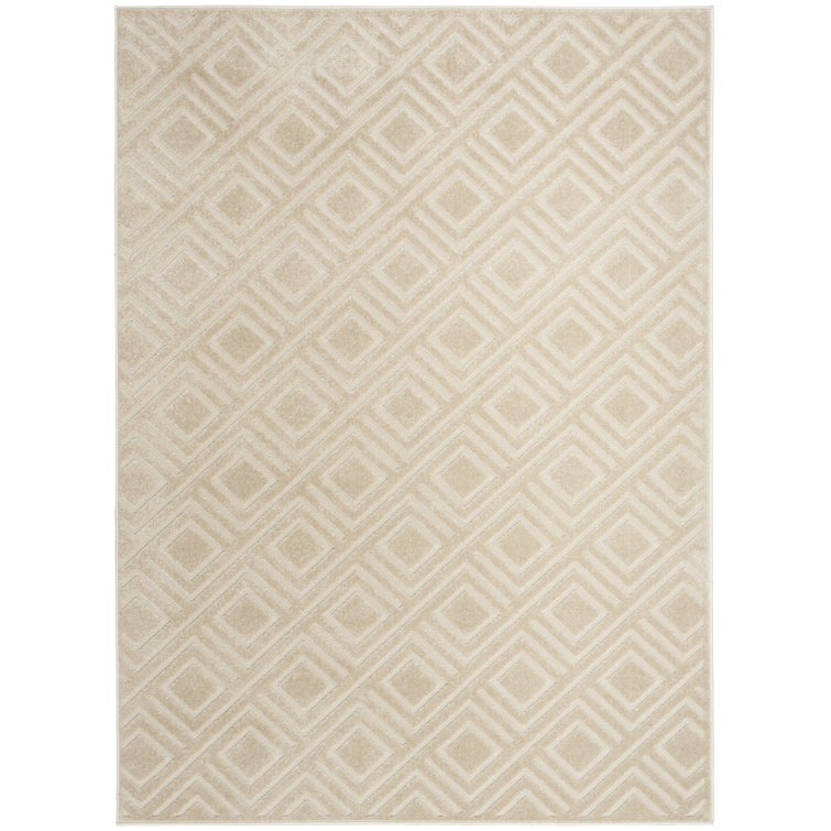 Ebern Designs Garp Beige Modern Indoor Rug