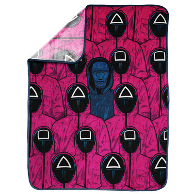 Pink Army Squid Game Throw