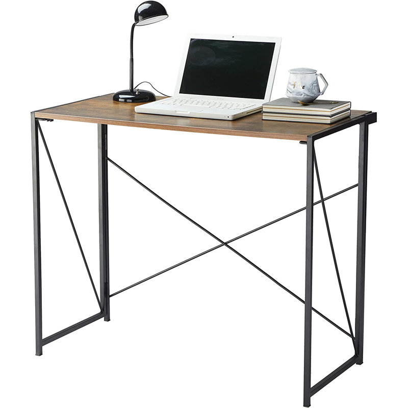Bureau pliable, Brun / noir