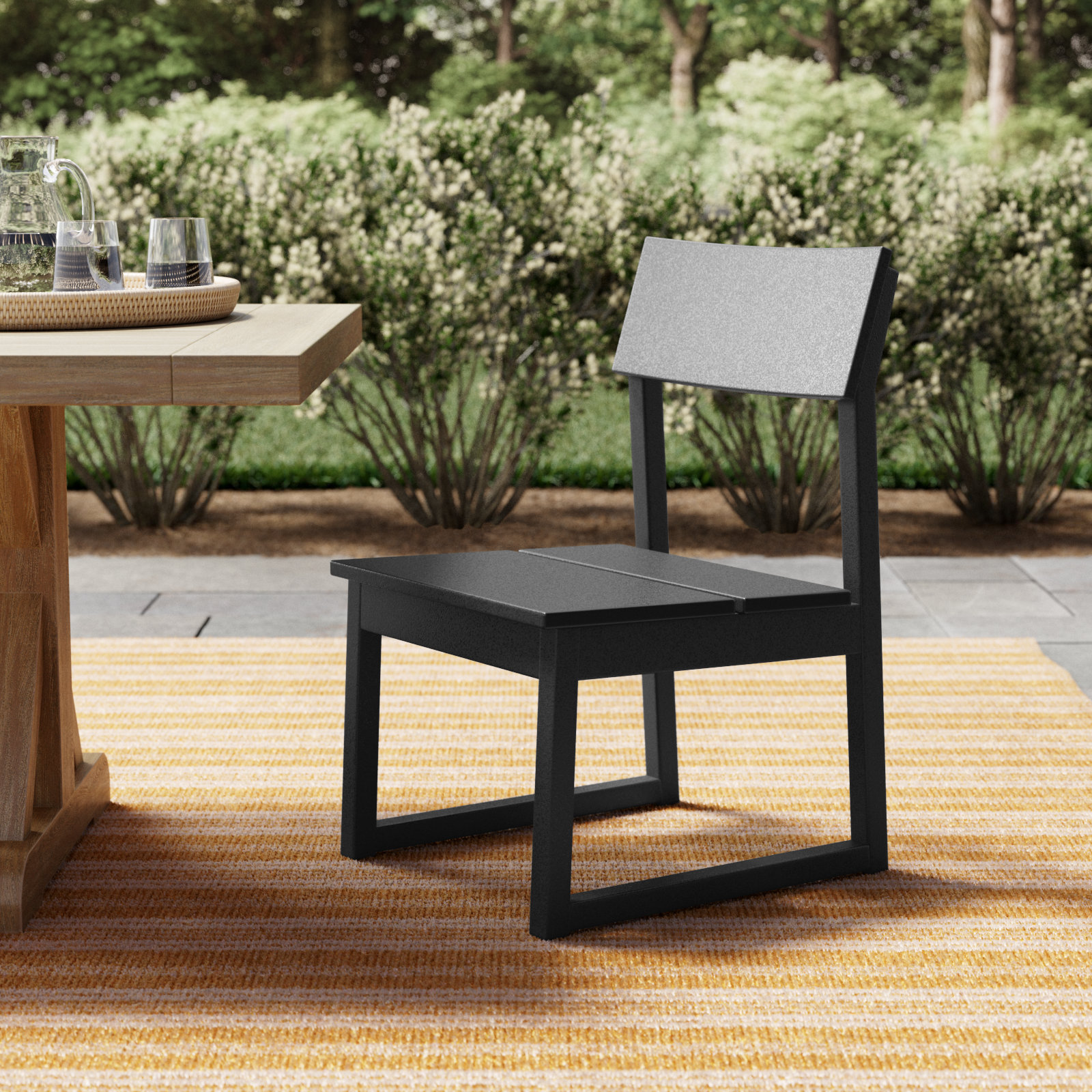 EDGE Dining Side Chair, Black