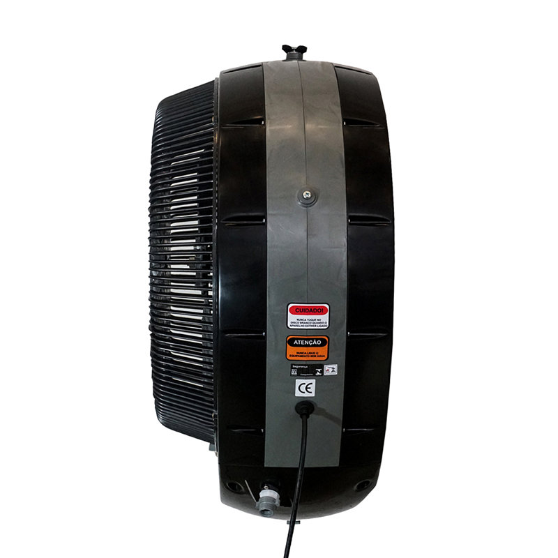 EcoJet Hurricane 660 30" High Velocity Wall Mount Misting Fan, Black