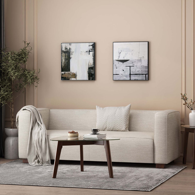 Ebern Designs 74.7"W Loveseat Sofa With Modern Design - Wayfair Canada