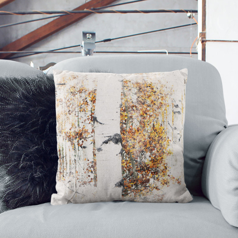 Square Throw Cushion, 40cm H x 40cm W x 15cm D