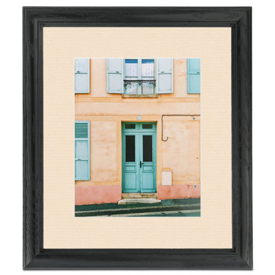 Wood Matte Picture Frame with Mat