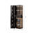 32.36" Modern luxury style solid wood corner wine cabinet, tall glass sideboard, corner display cabinet