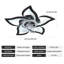 Izzabella 7- Blade Reversible LED Dimmable Ceiling Fan with Light and Remote-1590323505