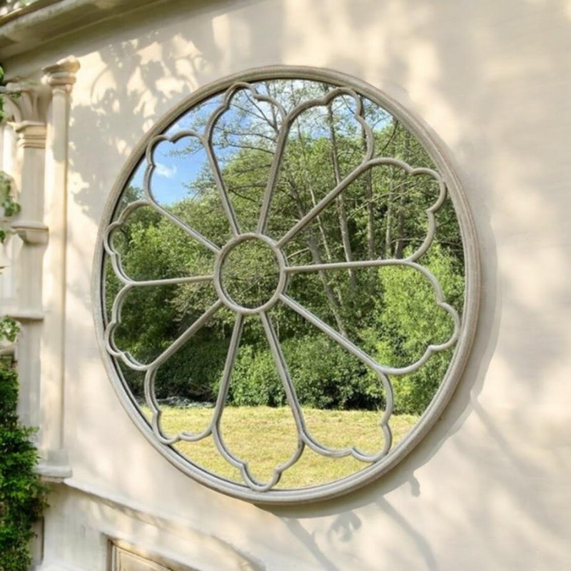 Arijana Metal Circle Mirror