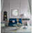 Addison Wall Mirror with Gold Metal Frame & Abstract Silhouette