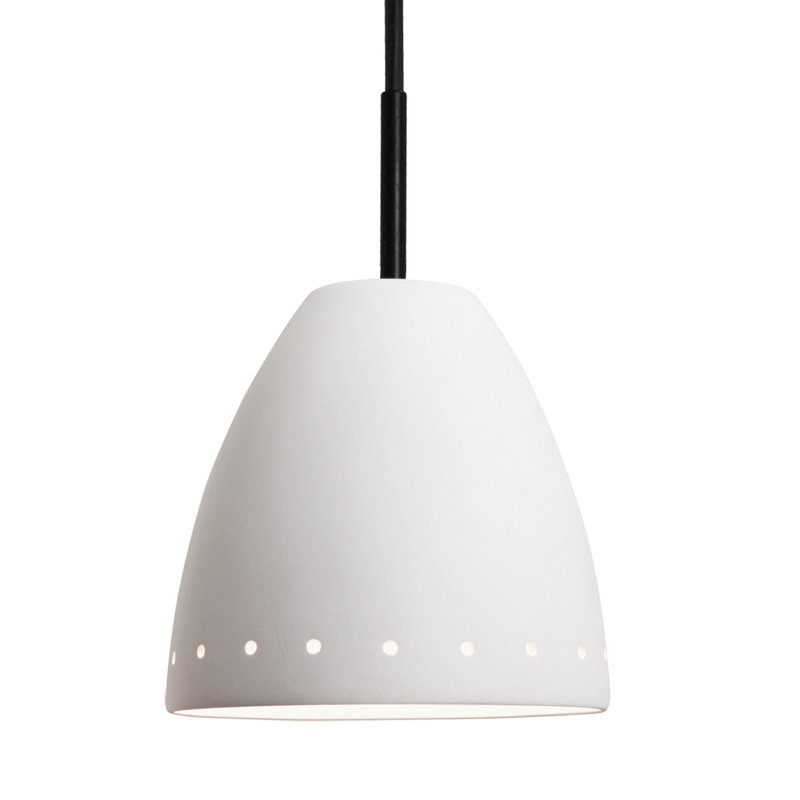Shoaf 1 - Light Black LED Single Pendant, Bisque