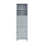 Armoire de salle de bain autoportante Anegada, armoire de rangement haute avec 3 tiroirs et tablettes réglables-1525231285-1537261910