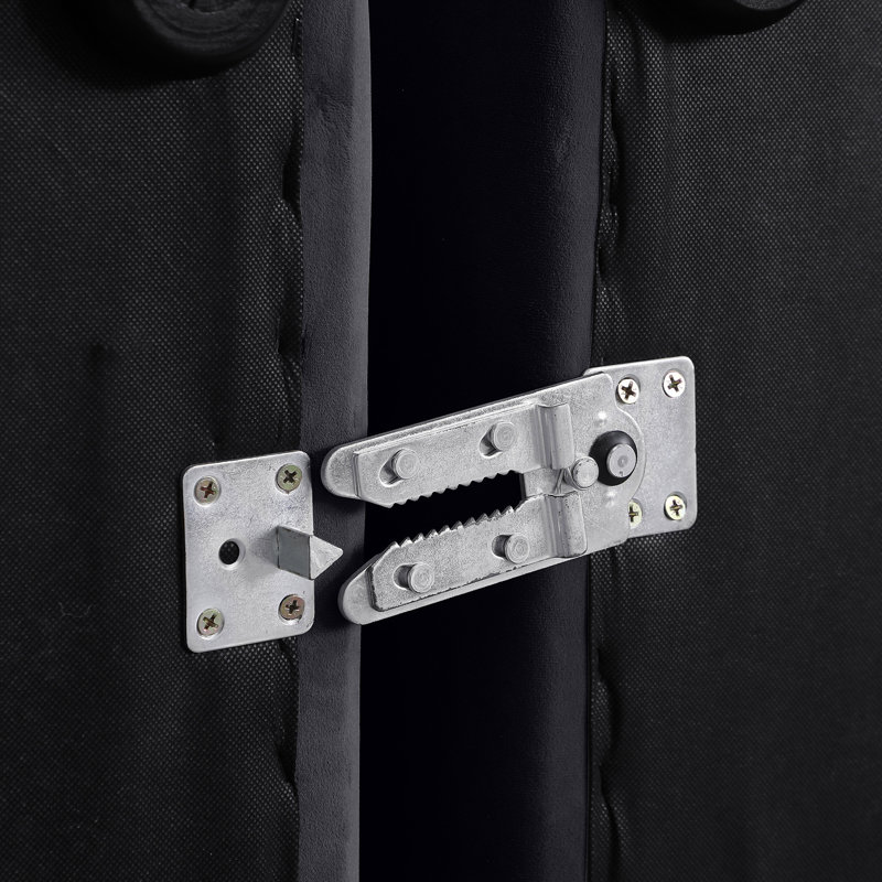 Canapé modulaire réversible en velours Hinesh, Velours noir
