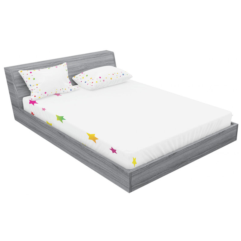 Microfiber Sheet Set, Queen Sheet Set with Fitted Sheet