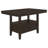Arlyle 78-inch Extension Counter Dining Table Cappuccino