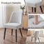 Chaise d'appoint rembourrée en bois massif Bremment-751653722