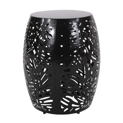 Stylish Metal End Table With Large Surface, Perfect For Living Rooms And Adding A Touch Of Modern Elegance.
