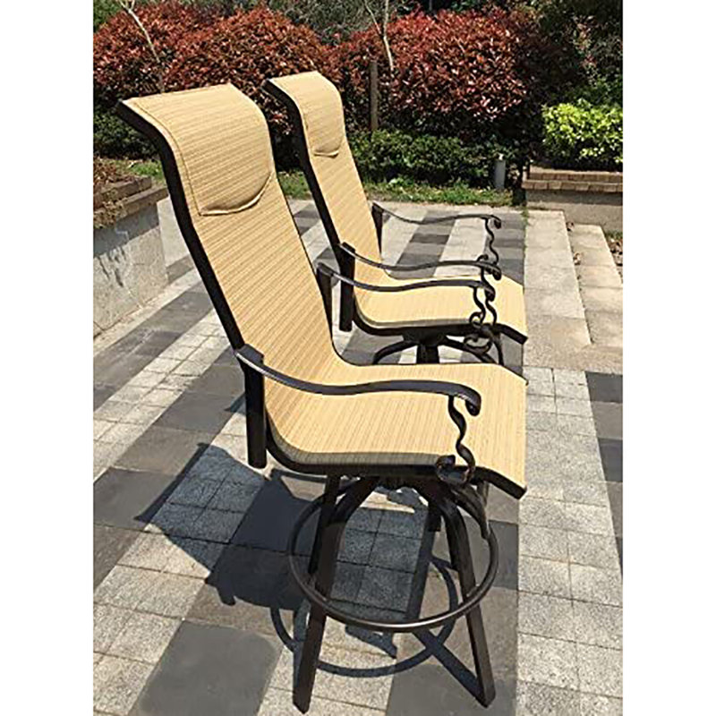 Powder Coated Aluminum Outdoor Stool