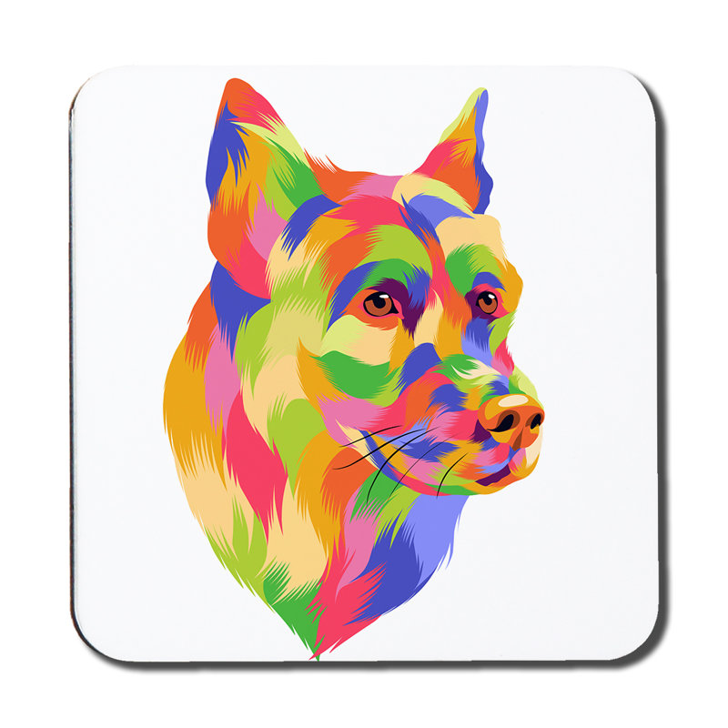 Drakus Square 6 Piece Coaster Set