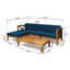 ENSEMBLE DE CANAPÉ ALCOVE LSHAPE, Teck-252355901