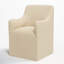 Priya Dining Chair In Zuma Pumice-1394639004