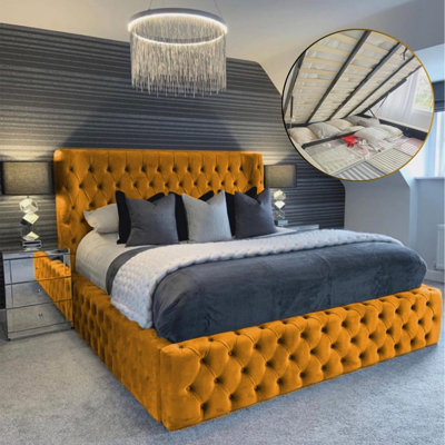 Aliyannah Upholstered Ottoman Storage Bed