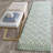 Derron Hand Tufted Nz Wool/Cotton Geometric Rug in Blue/Ivory-22736181