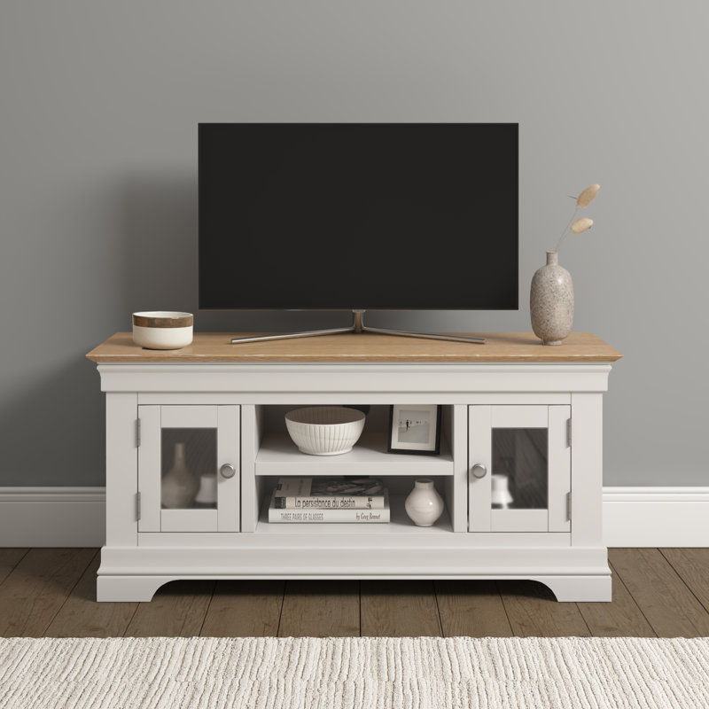 Adaleya TV Stand, Ivory, 57cm H x 120cm L x 43cm W