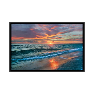 Coucher de soleil sur l'océan, Gulf Seas National Seashore, Florida par Tim Fitzharris - reproduction de photo sur toile