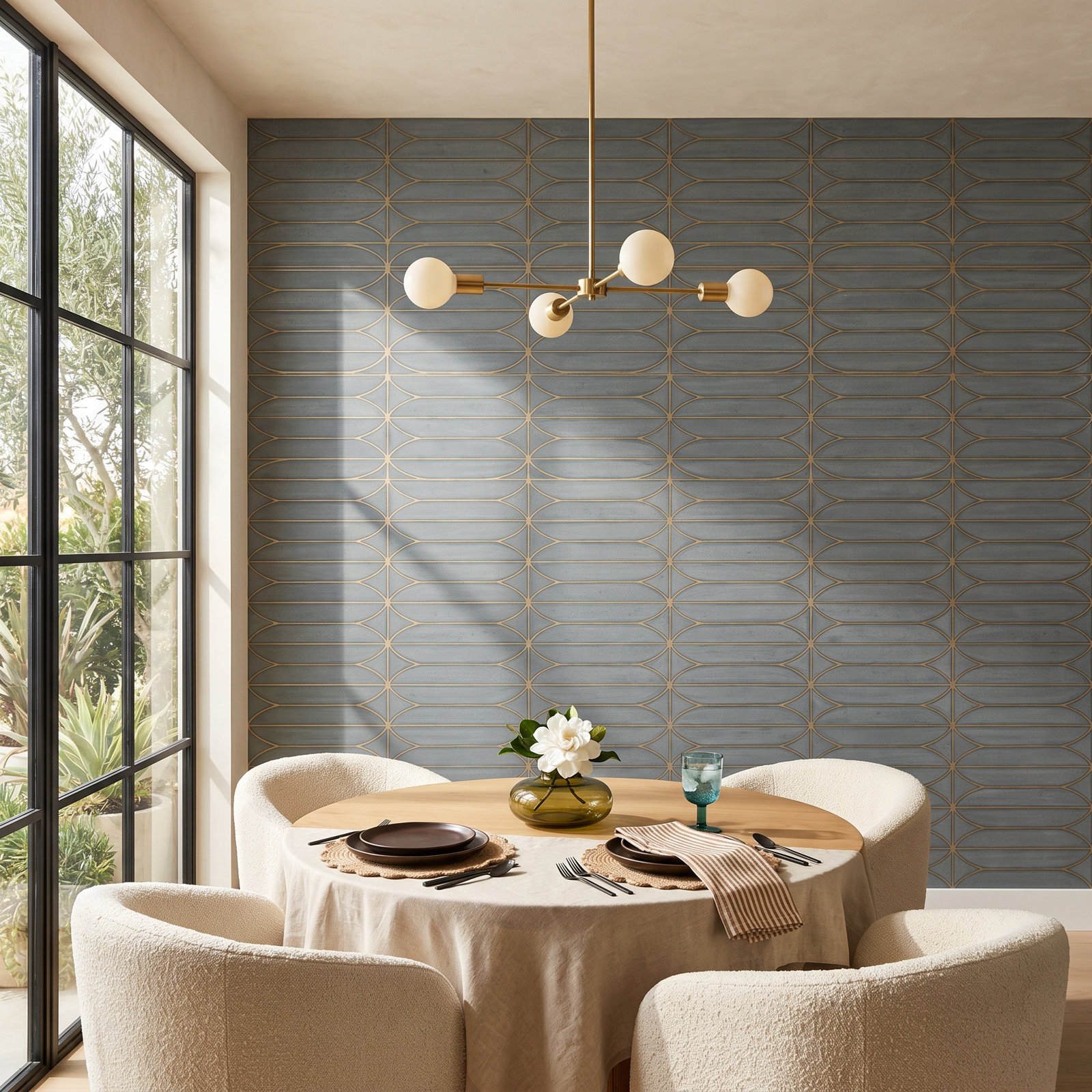 Branley Modern Geometric Wallpaper, Charcoal