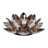 Iridescent Glass Crystal Lotus Votive Candle Holder-24704501-24704497