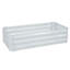 Lit de jardin surélevé rond en acier galvanisé Rondrick - blanc ivoire - l 4 pi x P 2 pi x H 1 pi-1813317864-1868494441