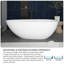Baignoire de trempage autoportante 69 po x 34 po à surface solide 69 po x 34 po