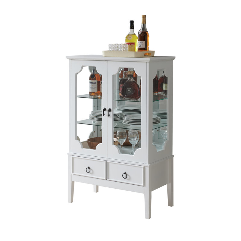 Armoire de rangement Curio, Blanc