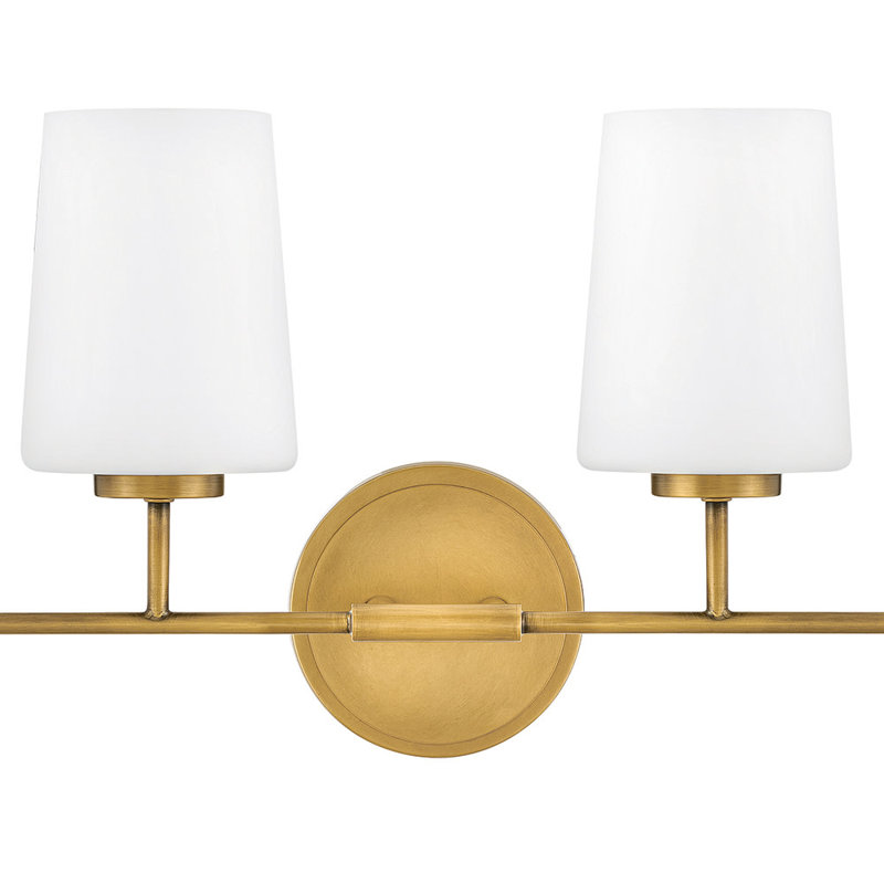 Fitz 4 - Light Dimmable Vanity Light, Lacquered Brass