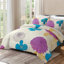 Ensemble d'édredon floral 7 pièces avec draps en microfibre et taies d'oreiller-122607933-122607937