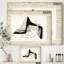 Glamour Black Diamond Stiletto I - impression sur toile tendue-55948628