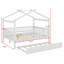 Lit en bois avec couchette-1999249160