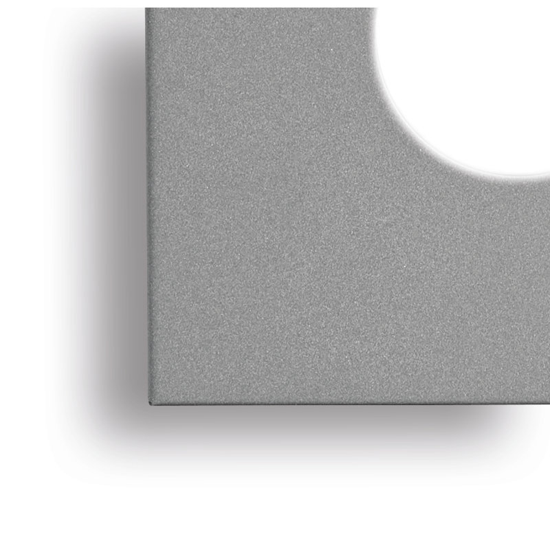 Plateau LED Flush Mount, Grey