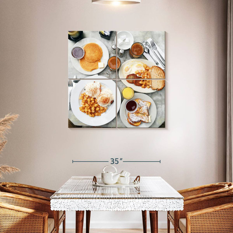 Yarlin Brunch Feast, H 38 po x l 38 po