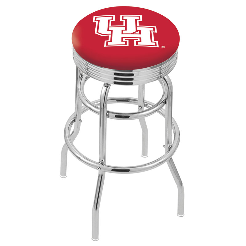 NCAA Bar & Counter Stool, Houston, Bar Stool (30" Seat Height)