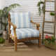 Fenna Striped Outdoor Lounge Chair