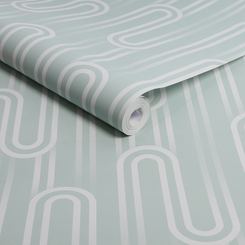Geometric Double Roll, Pistachio