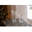 VERRE Ensemble de 4 verres sans pied tout usage avec rebord doré Audrey (transparent et doré)