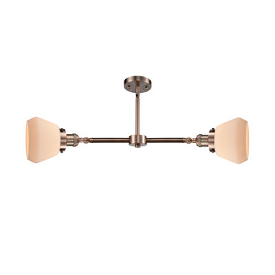 Luminaire suspendu linéaire à 2 lumières pour îlot de cuisine Chill