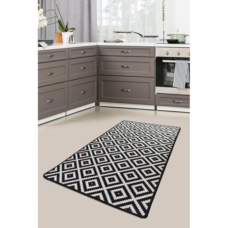 Tapis antibactérien antidérapant 100% polyester, 47,2 po x 70,9 po | Poils de 0,16 po de hauteur, lavable à la machine, base en feutre durable | Parfait pour le salon, la chambre à coucher et la salle à manger | Doux, élégant et facile à entretenir