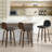 Swivel Upholstered Bar Stool-1012729221-1012729225